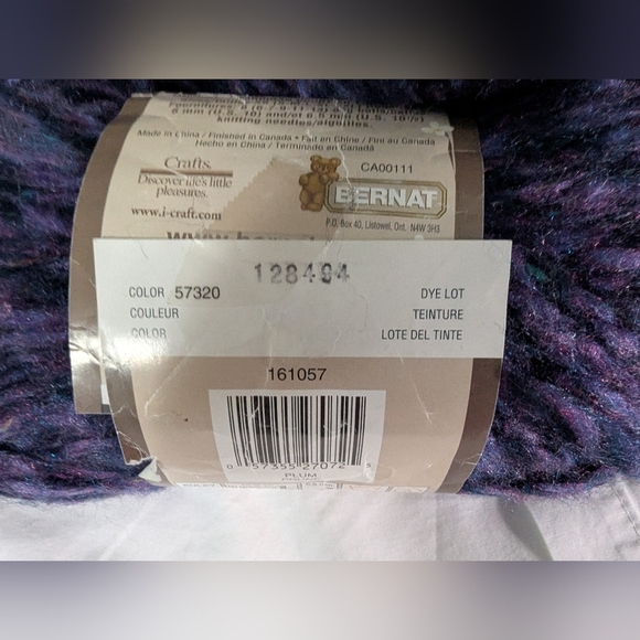 Bernat  Solo Yarn 7x 80 g Skiens Purple Plum Verigated - Picture 6 of 10